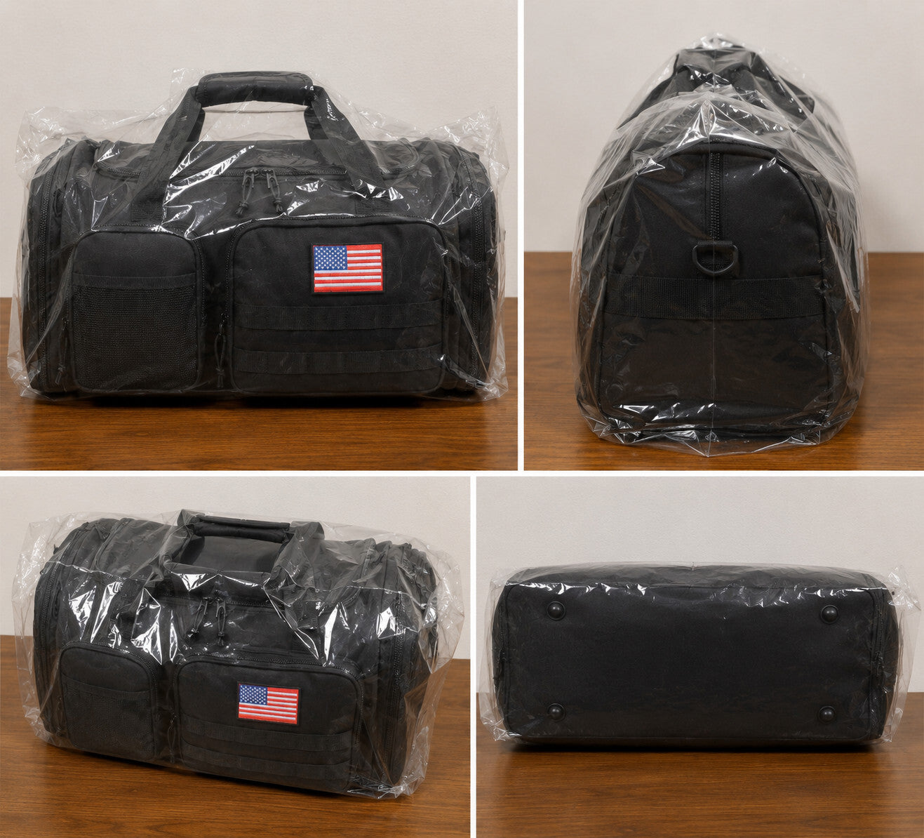 52L Tactical Expandable Travel Duffel Shoe Bag Pocket 900D