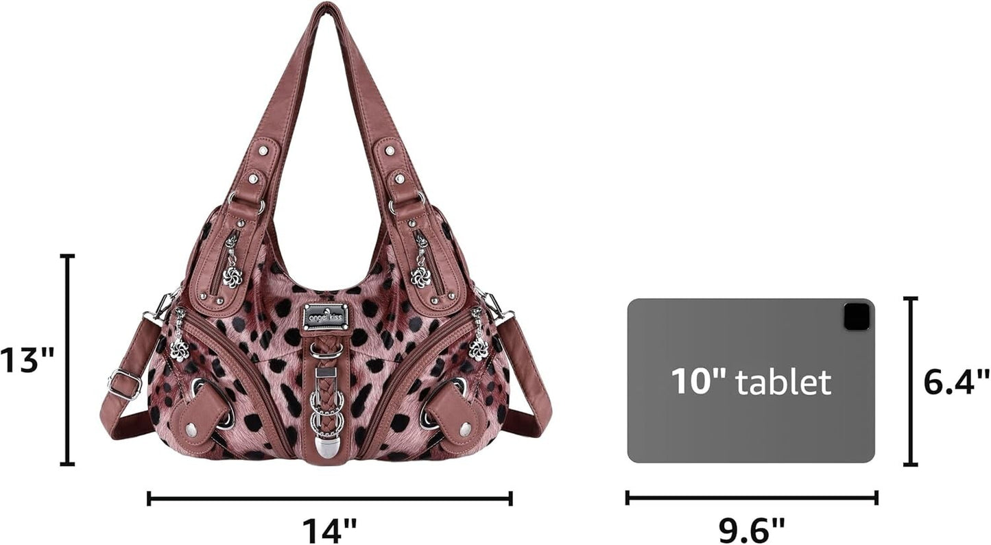 Angelkiss Women's Hobo Purse Handbag Daily Shoulder Bag