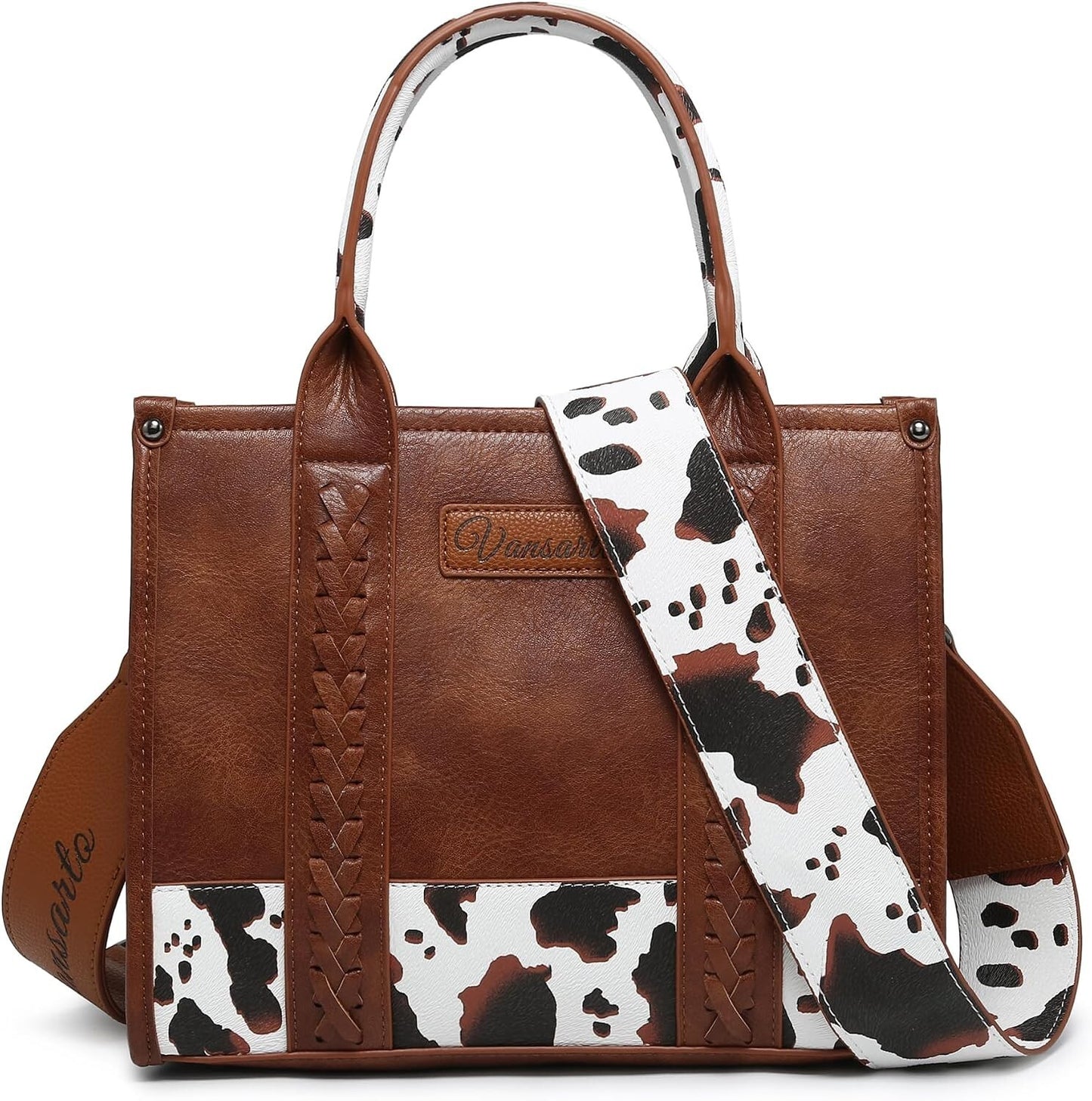 Women's Tote BagSatchel Boho Shoulder Purse with Wristlet