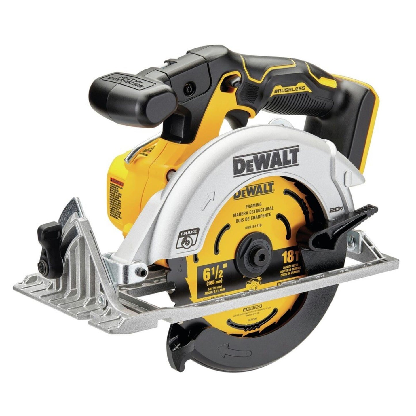 DEWALT DCS565BR 20V MAX BL 6-1/2" Circular Saw (Tool Only) Certified Refurbished