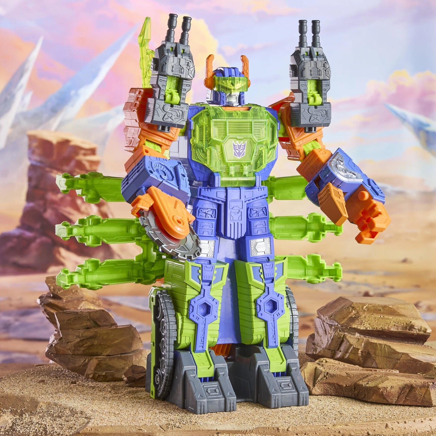 Toys CYBERWORLD Scorponok Strike Battle Converting Action Figure Playset, Stocki