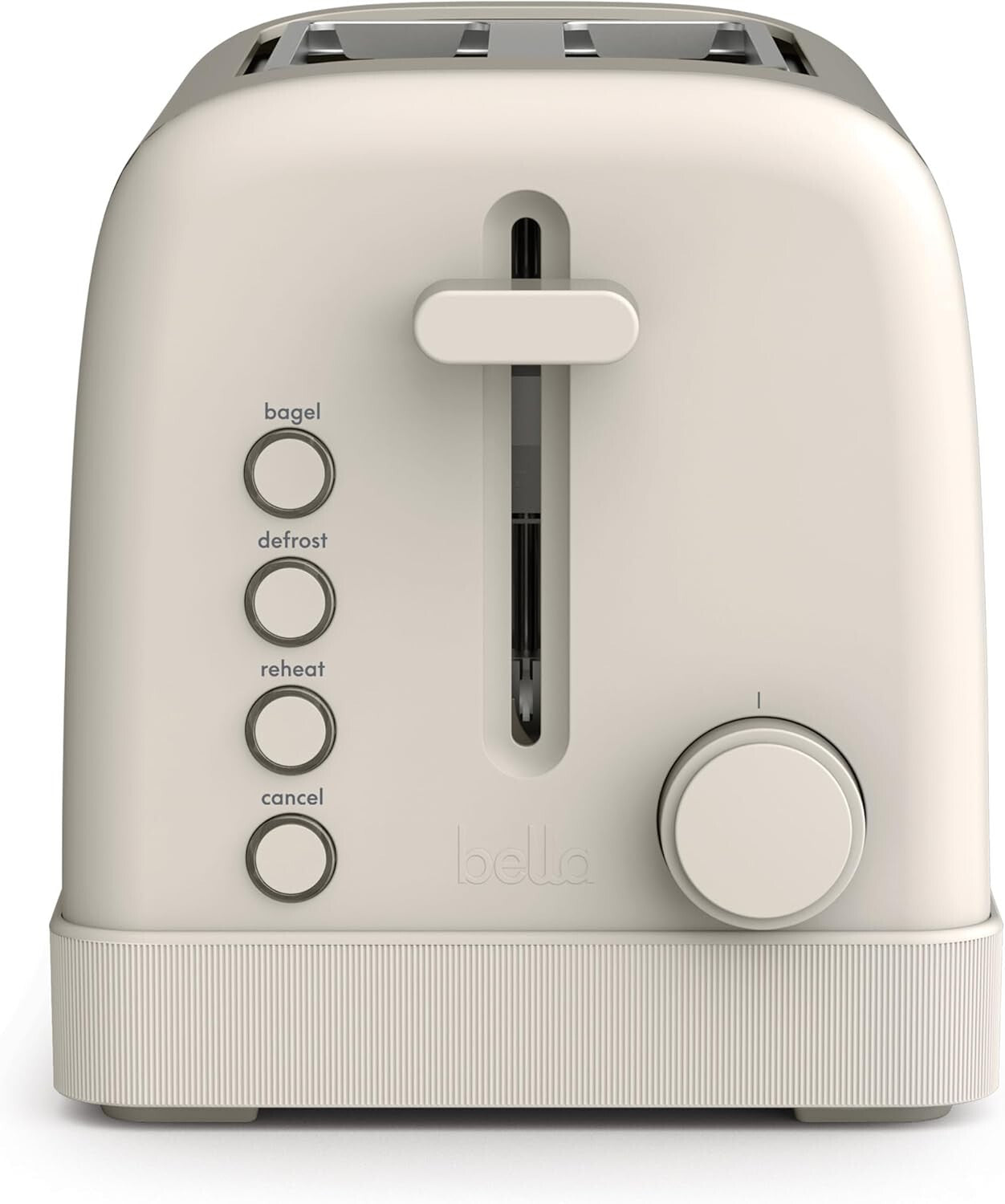 2 Slice Toaster 900W 6 Shade Bagel Crumb Tray Oatmilk
