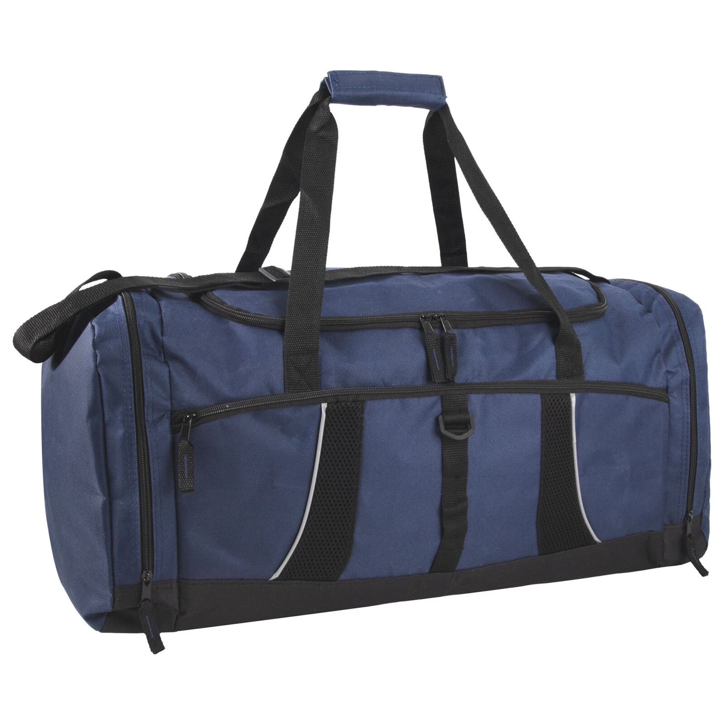 26 Inch 79L Duffel Bag Travel Gym Sports Shoulder Strap Navy
