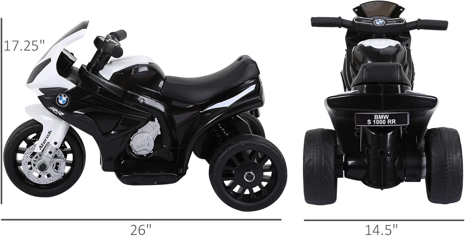 6V Kids Motorcycle Licensed, Toddler Motorcycle with Headlight6