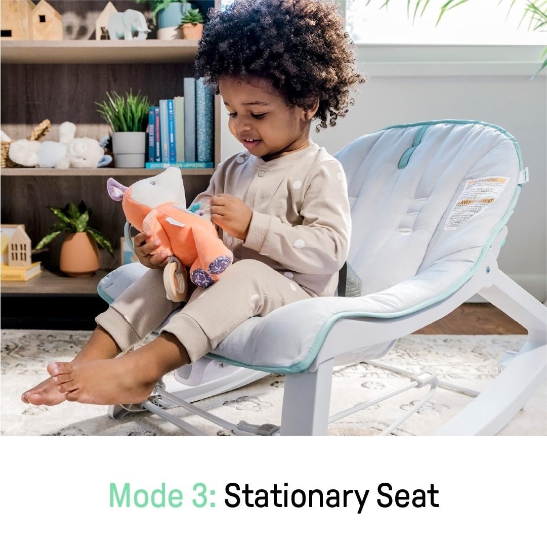 Ingenuity Keep Cozy 3-In-1 Grow with Me Vibrating Baby Bouncer, Seat & Infant To6