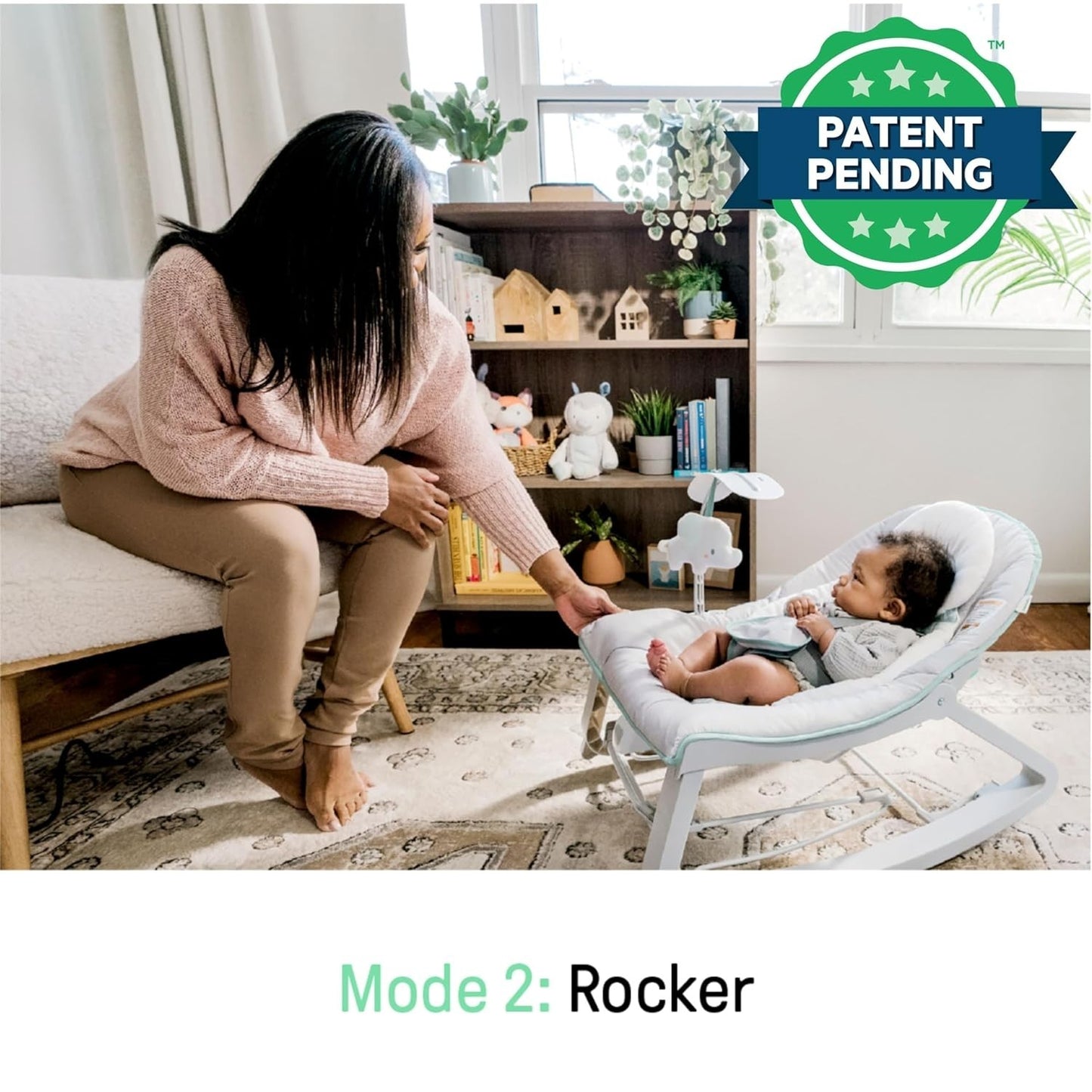 Ingenuity Keep Cozy 3-In-1 Grow with Me Vibrating Baby Bouncer, Seat & Infant To5