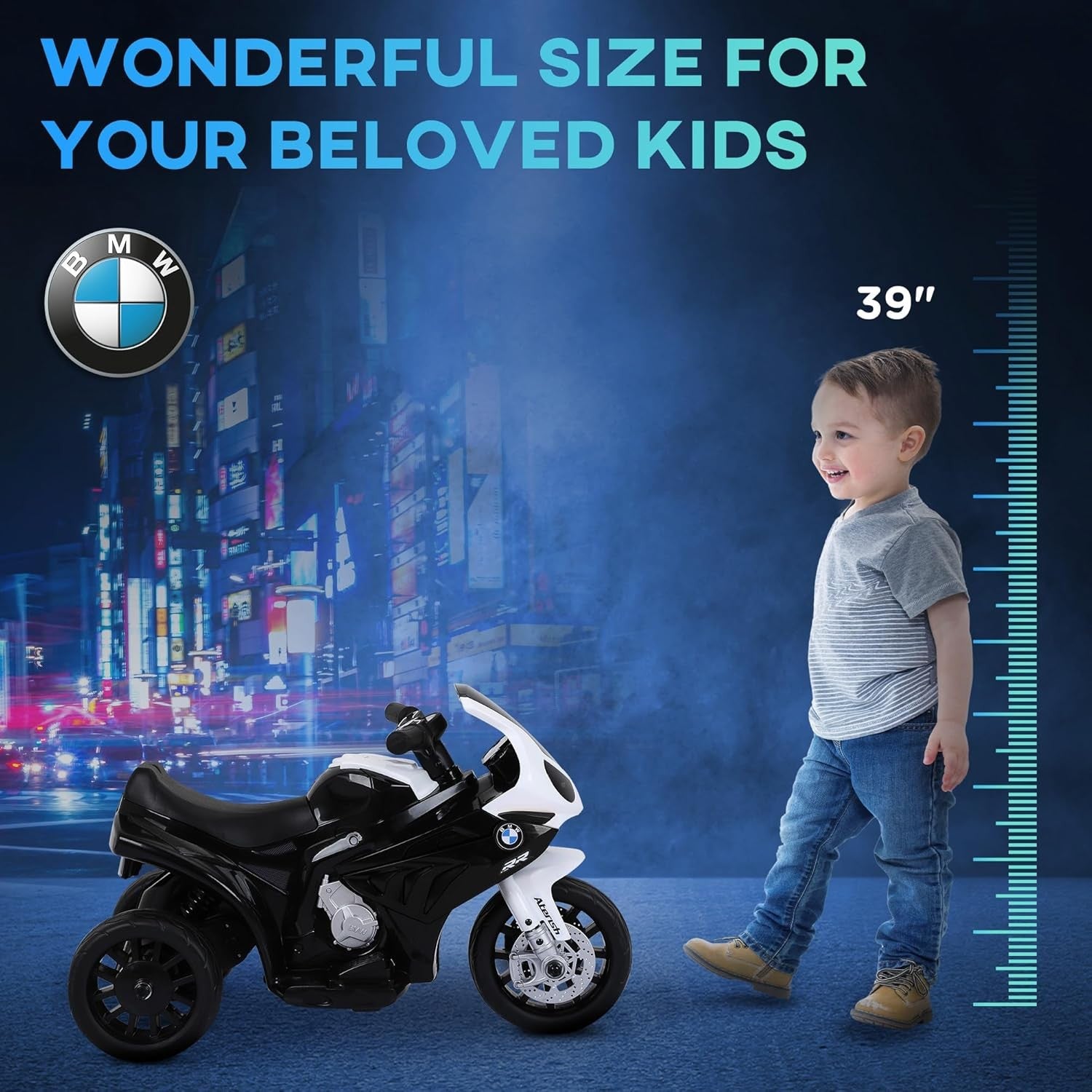 6V Kids Motorcycle Licensed, Toddler Motorcycle with Headlight5